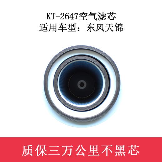 特别特KT-2647空气滤芯/纸芯 适用东风天锦（2647）空滤（单价=1个，4个=1件） 商品图2