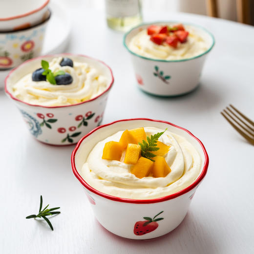 摩登主妇陶瓷烘焙布丁碗蛋糕杯舒芙蕾烤箱烤碗蒸蛋盅甜品小碗餐具