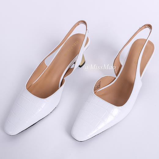 澳大利亚轻奢品牌O*LANA鞋子 复古小香风马蹄中跟鞋 【清仓，不退不换】 商品图5