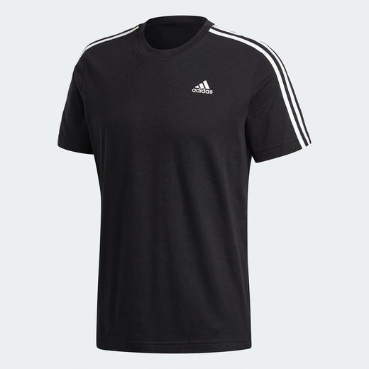 【特价】阿迪达斯adidas 官方 运动型格 男子 短袖T恤 黑 商品图3