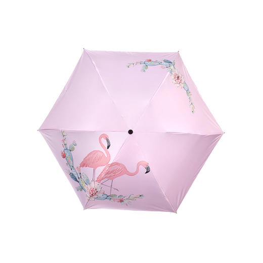 【加固加厚 小巧方便】超轻两火烈鸟折叠遮阳伞晴雨两用防晒防紫外线铅笔伞FZ20201 商品图4