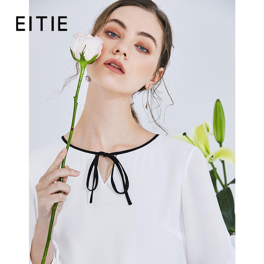 故障 EITIE爱特爱女装春夏季薄长袖很仙的韩版洋气优雅小上衣5913613 商品图0