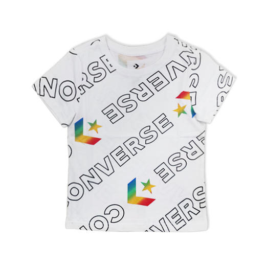 Converse匡威童衣短袖夏男童全身logo圆领短袖T恤衫CV2022016/CV2022033 商品图4