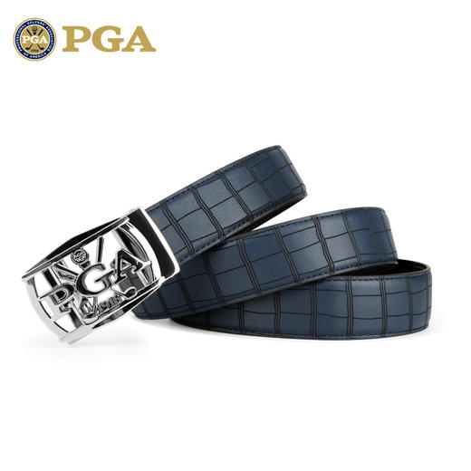 美国PGA 高尔夫皮带 男士 头层牛皮 合金自动扣头 时尚运动腰带 商品图3