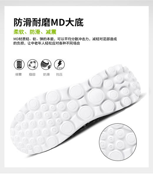 QJ-1610新品防滑平底妈妈鞋懒人鞋透气镂空蕾丝网布鞋 商品图5