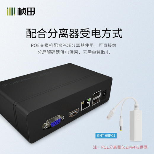 9路 网络多路解码分屏器套装ND7008（赠送电源适配器） 商品图2