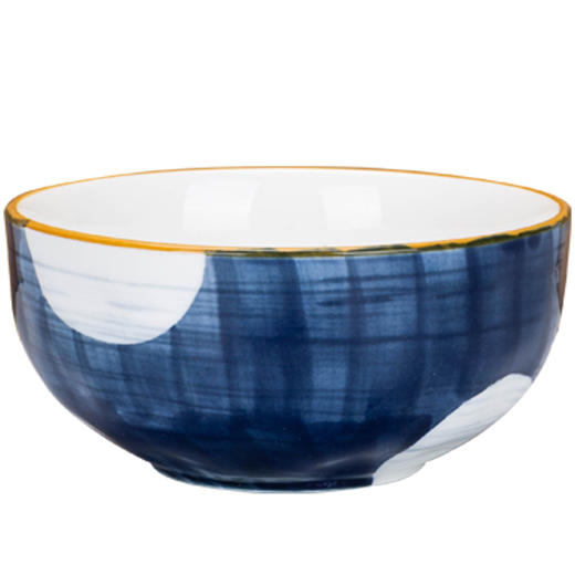 摩登主妇青瑶日式釉下彩饭碗沙拉碗陶瓷套装家用单个味碟汤碗面碗 商品图4