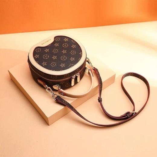 LW-L8832新款斜挎包手提包印花复古小圆包潮流小ck女包 商品图0