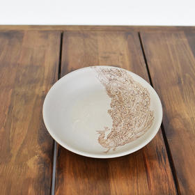 田记窑 柴烧壶承