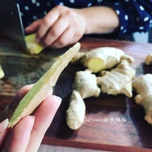 （烤箱版）姜粉&姜芯®️姜皮的做法 步骤2