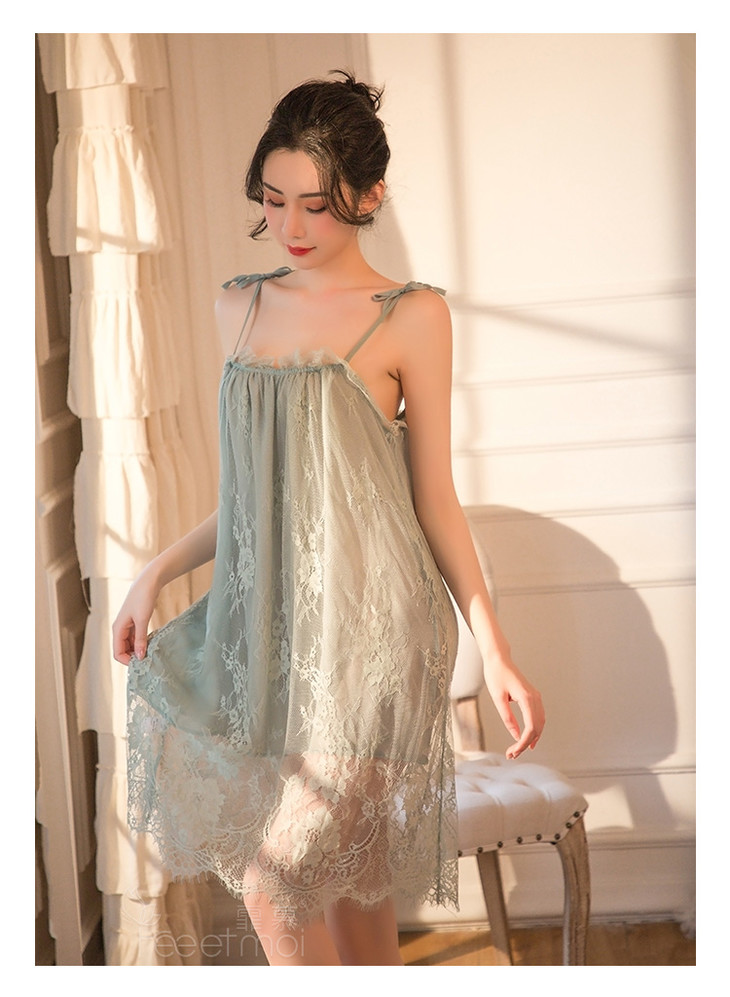 霏慕蕾丝吊带小仙女睡裙7803 - 耐美尔商城
