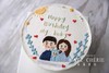 情侣手绘蛋糕 商品缩略图0