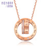 时光印记玫瑰色18K金钻石项链DN045901、DN0459 商品缩略图1