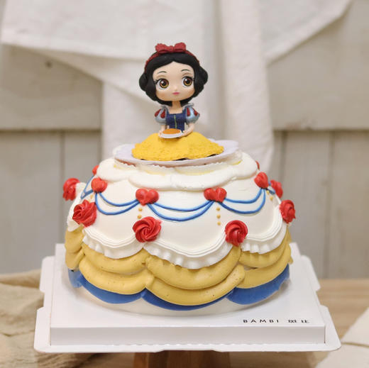 白雪公主弧形复古裱花蛋糕 商品图2