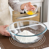 摩登主妇钢化玻璃和面盆家用大号沙拉料理碗厨房打蛋蛋糕烘焙带盖 商品缩略图1