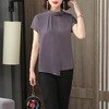 MQ-LM8266夏装新款洋气短袖雪纺上衣YY 商品缩略图2