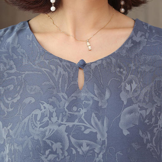 MQ-LM8227夏装新款洋气高贵短袖连衣裙YY 商品图2