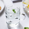 摩登主妇 水杯简约家用清新可爱森系创意透明玻璃杯带把杯子茶杯 商品缩略图1