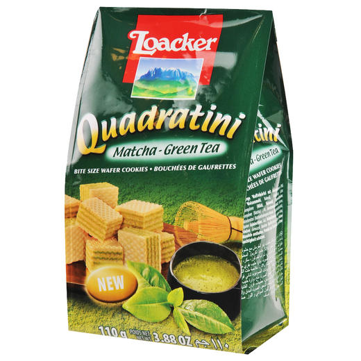 莱家抹茶味粒粒威化饼干110g 商品图1