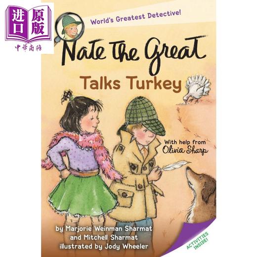 【中商原版】Nate the Great Talks Turkey 小侦探内特16 谈土耳其 桥梁章节书 7~12岁 英文原版进口图书 儿童小初文学故事书 商品图1