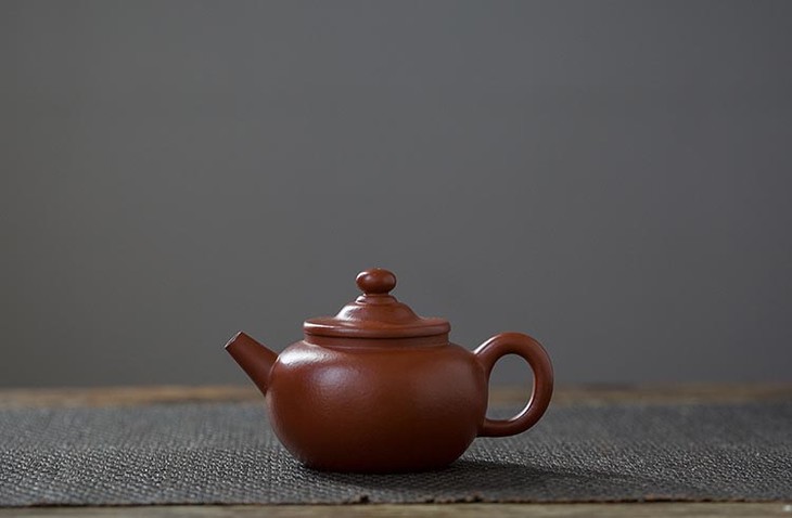 茶香记大红袍笠帽具轮珠紫砂壶朱泥大红袍馆藏级经典紫砂复刻小众独特