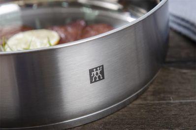 德国双立人TWIN Nova Plus平底煎炒锅24cm厨房锅具不锈钢奶锅家用 商品图3