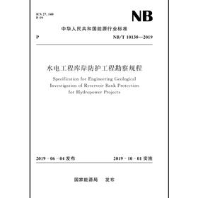 水电工程库岸防护工程勘察规程NB/T 10138—2019