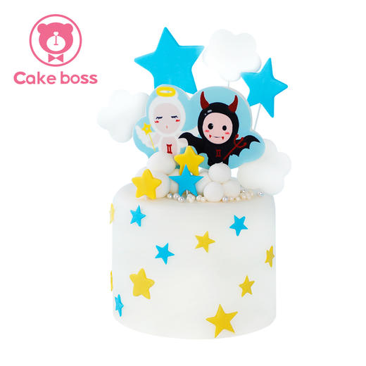 双子座星座蛋糕 Cakeboss蛋糕老板