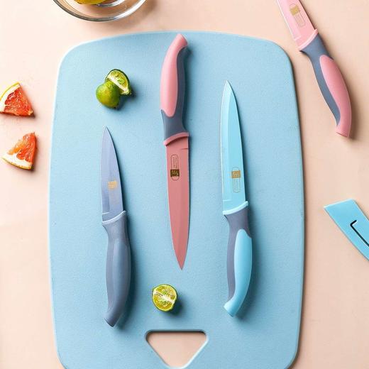 摩登主妇厨房刀具家用多功能水果刀瓜果削皮器便携随身小刀不锈钢 商品图1