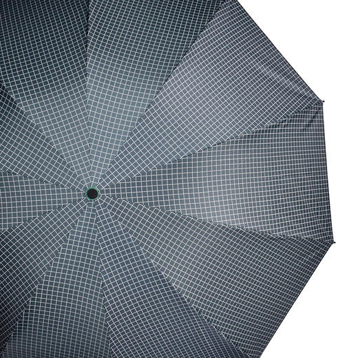 复古格子十骨双人加大晴雨两用伞黑胶防晒加厚抗风日系晴雨伞FZ20205 商品图4