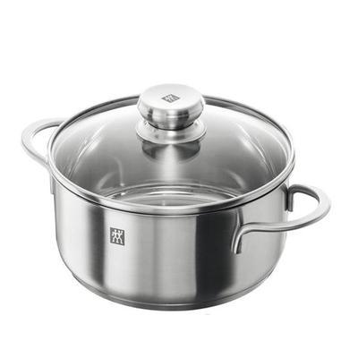 德国双立人Twin Nova 浅烧锅 20cm汤锅 泡面锅 小炖锅 不锈钢锅具正品 商品图0