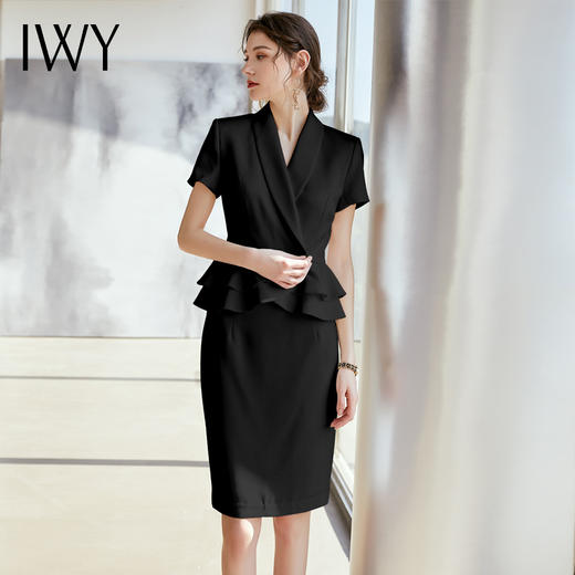 IWY/黑色套裙西服套装A-CS810 商品图6