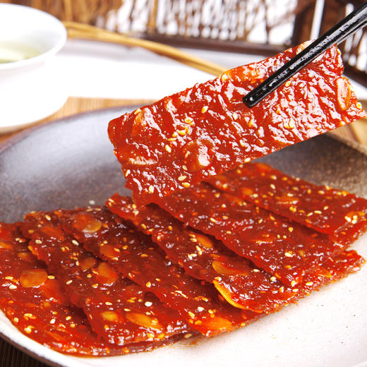 【休闲食品】16g张萌萌猪肉脯+27g陈皮肉脯（桃仁芝麻味） 组合装 商品图2