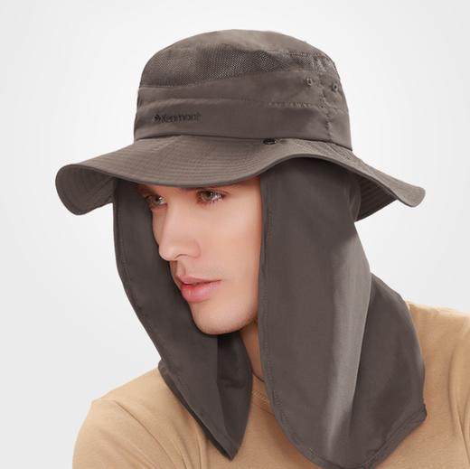 狼族优选丨KENMONT男款防晒护颈遮脸遮阳防晒帽子 户外摄影渔夫帽 薄款防紫外线 商品图2