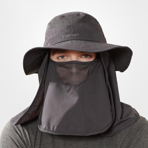 狼族优选丨KENMONT男款防晒护颈遮脸遮阳防晒帽子 户外摄影渔夫帽 薄款防紫外线 商品图5