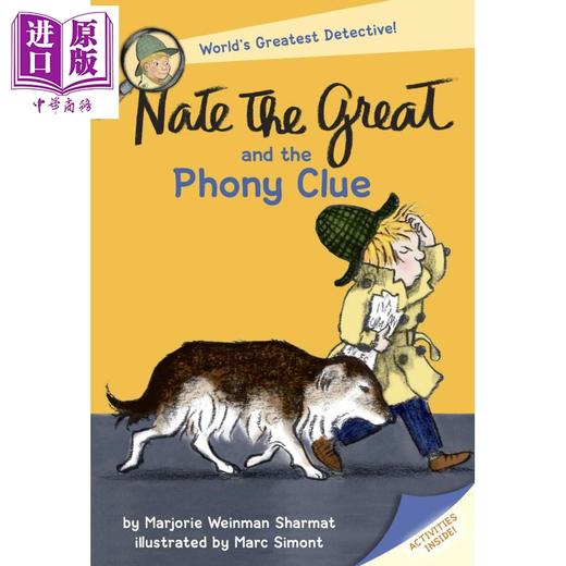 【中商原版】小侦探内特：假线索 Nate the Great Phony Clue 儿童文学 桥梁书 章节书 7~12岁 英文原版 带插图儿童文学 商品图0