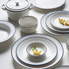 摩登主妇餐具北欧简约网红ins碗碟套装日式家用饭碗盘子陶瓷碗 商品缩略图1