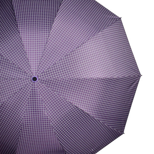 复古格子十骨双人加大晴雨两用伞黑胶防晒加厚抗风日系晴雨伞FZ20205 商品图5