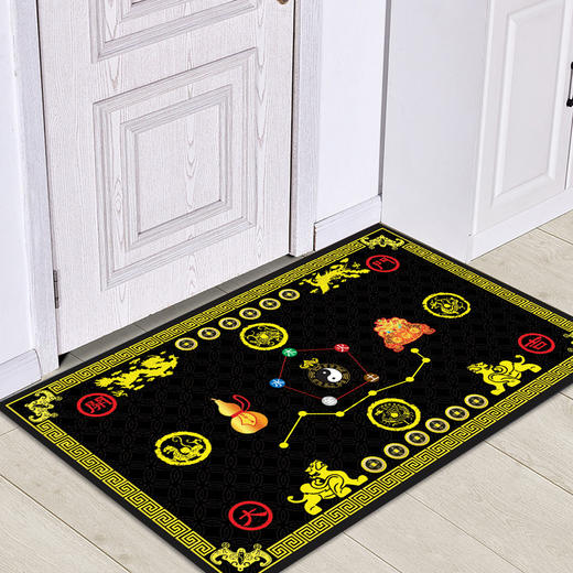 RZ-RZTJFS0003开门大吉风水门垫太极阴阳五行垫 商品图0