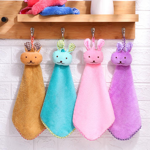 熊诺 卡通兔子擦手巾30cm（颜色随机） ZMXNCSJ 商品图2