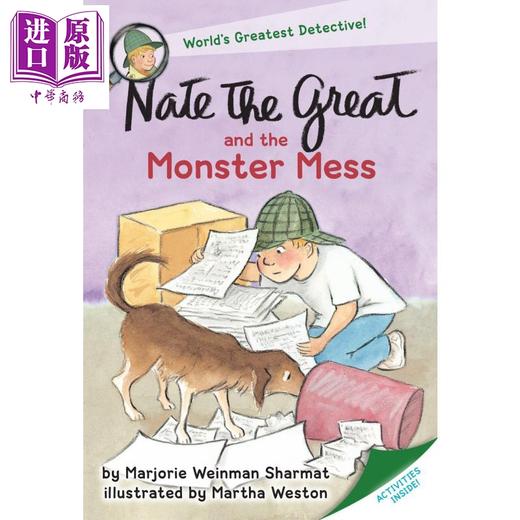 【中商原版】小侦探内特 怪兽的麻烦 Nate the Great and the Monster Mess 插图桥梁章节书 7~12岁 英文原版 儿童小初文学 商品图0