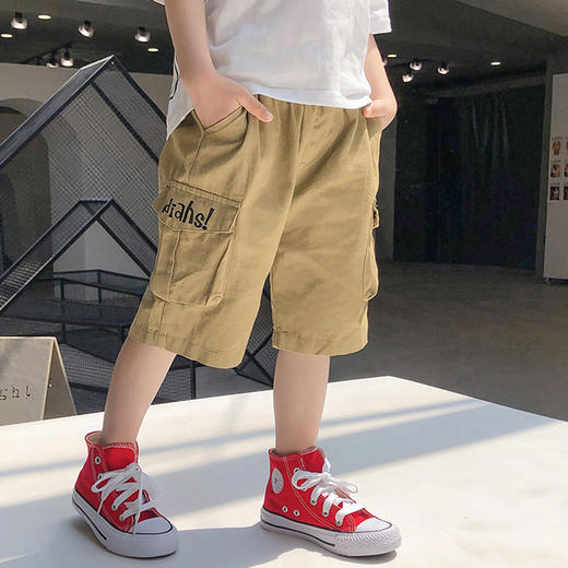 裁缝学苑 TG53男童工装裤休闲短裤中裤五分裤服装纸样裁剪图纸 商品图2
