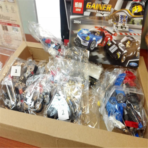 乐拼赛车积木 兼容乐高 卖一套少一套 商品图5