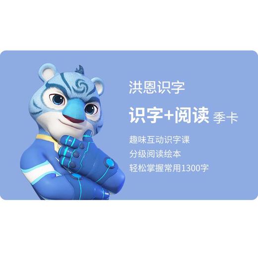 （洪恩识字）季卡 识字&阅读 商品图0