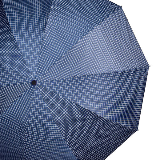 复古格子十骨双人加大晴雨两用伞黑胶防晒加厚抗风日系晴雨伞FZ20205 商品图3