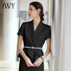 IWY/黑色套裙西服套装A-CS810