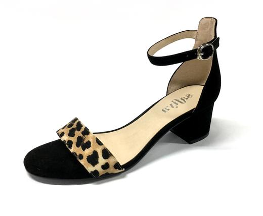 Safiya索菲娅一字带仙女粗跟高跟凉鞋2019夏季SF92115061 商品图4