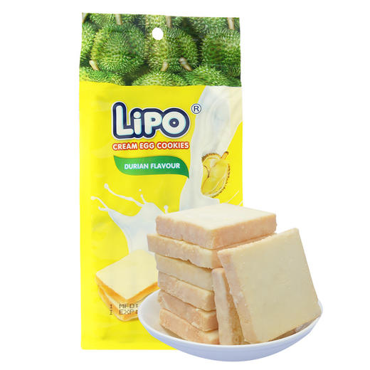 lipo面包干 巧克力榴莲味135g 商品图4