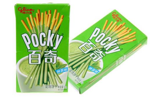 50g 百奇 抹茶味 装饰饼干