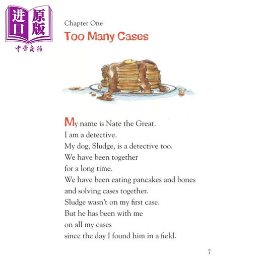 【中商原版】Nate the Great Where Are You 小侦探内特27 桥梁章节书 7-12岁 英文原版 进口图书 儿童小初文学故事书 商品图3